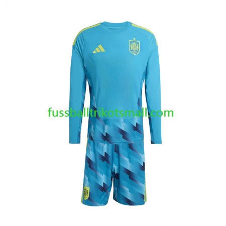 Fußballtrikots Spanien World Cup Torwart Kinder 2026 Langarm Heimtrikotsatz kaufen